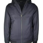 Elegant Wool-Cashmere Men's Jacket with Hood