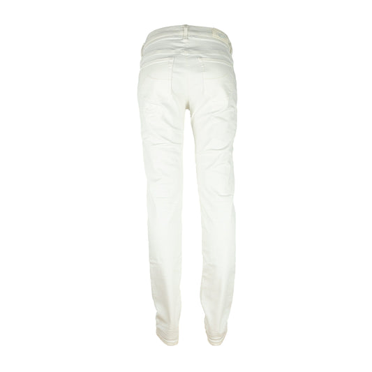 Chic White Kimberly Slim Women's Jeans