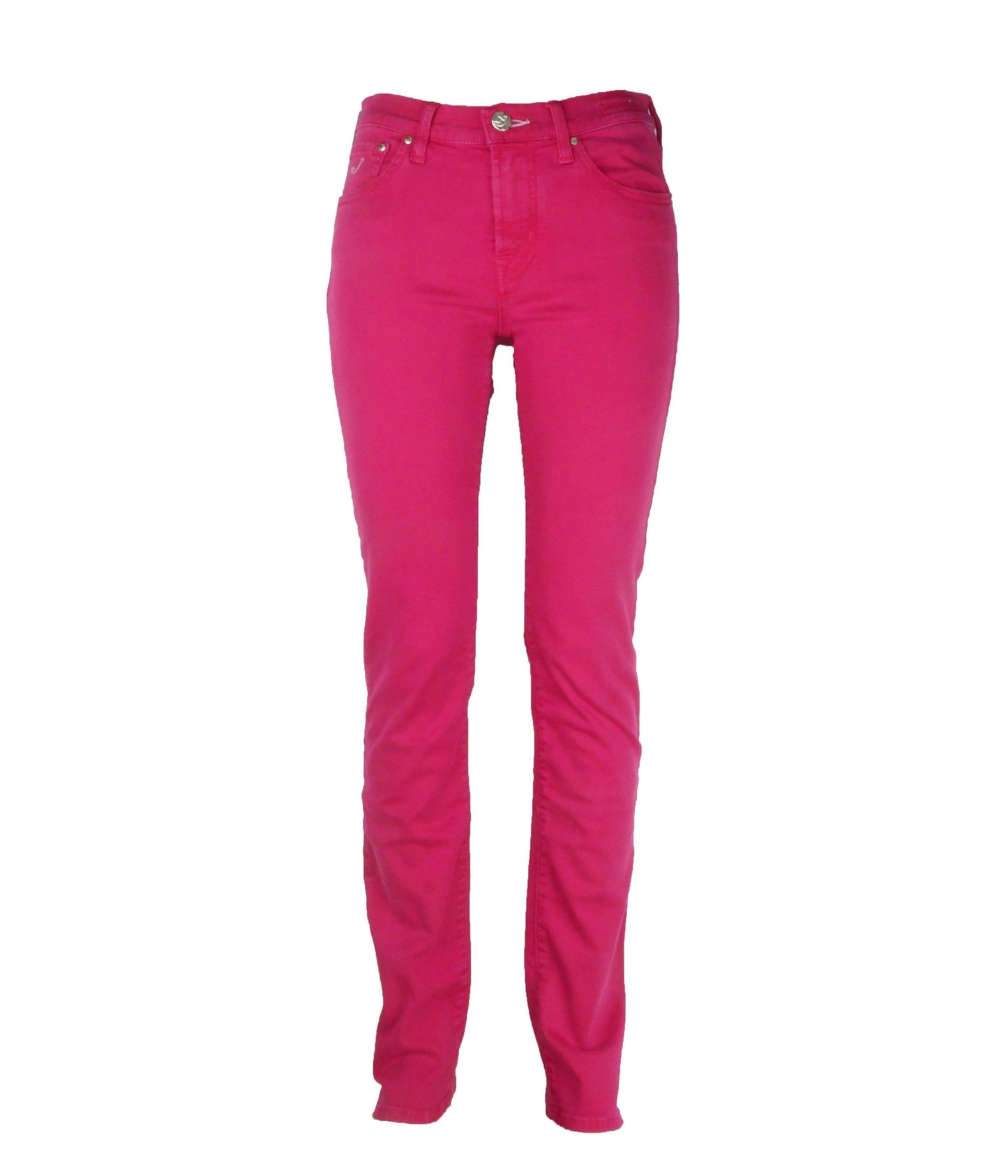 Fuchsia Denim Delight: Jacob Cohen 5-Pocket Jeans