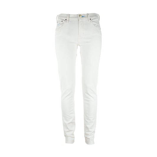 Elegant Portofino White Slim Jeans