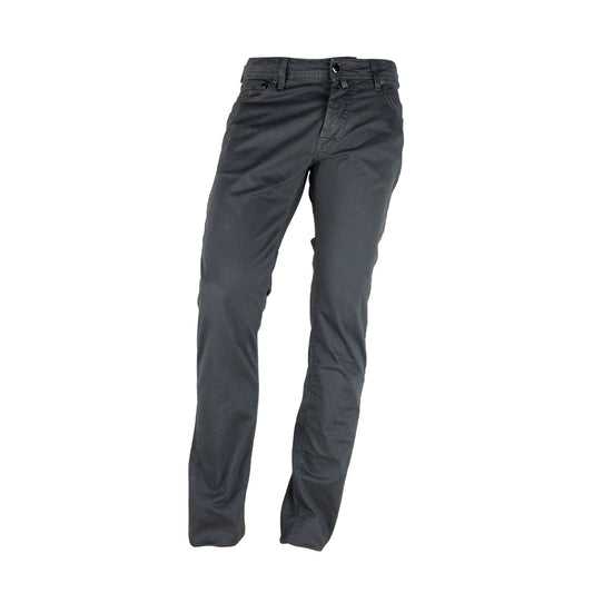 Elegant Anthracite Regular Fit Trousers