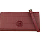 Elegant Burgundy Calfskin Crossbody Bag