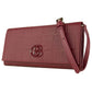 Elegant Burgundy Calfskin Crossbody Bag