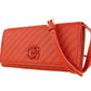 Burgundy Elegance Calf Leather Crossbody Bag