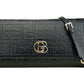Elegant Monogram Black Crossbody Bag