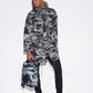Camouflage Grey Hooded Trench Revolution