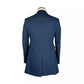 Elegant Men's Blue Short Coat