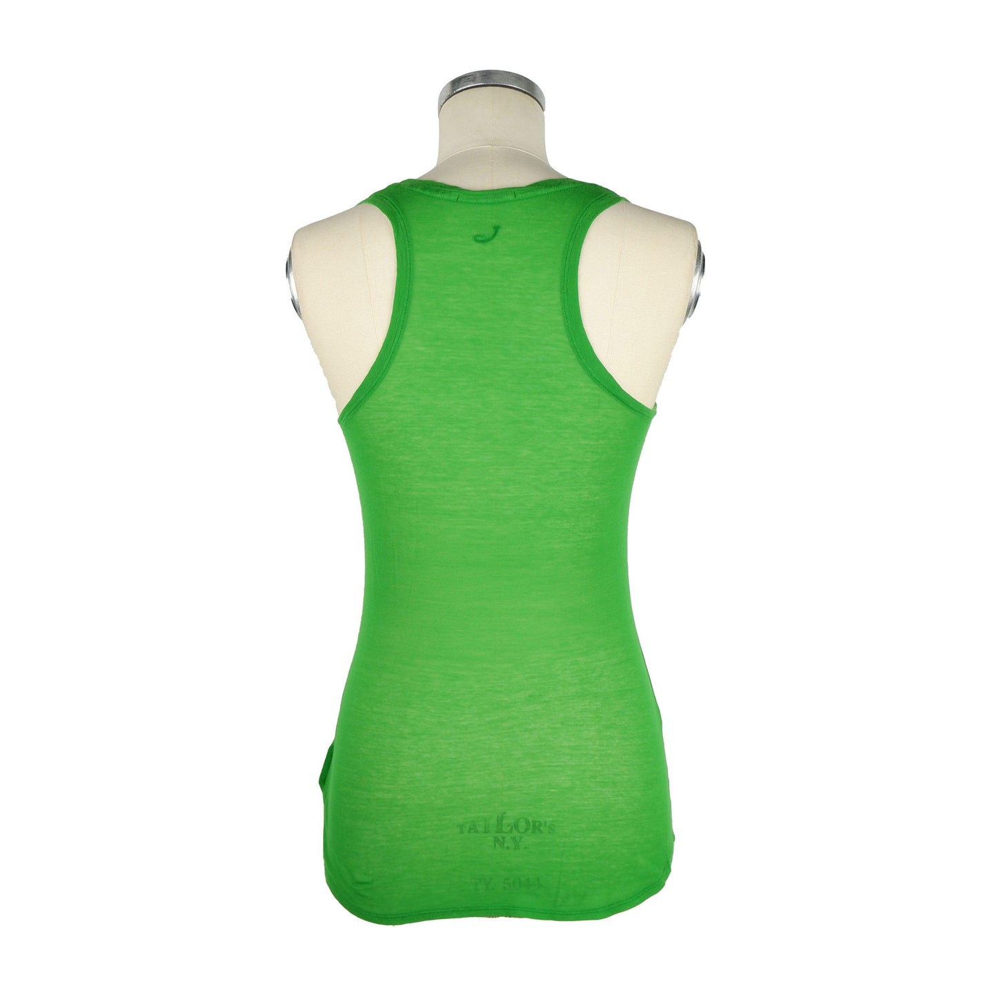 Mint Green Cotton Tank Top - Italian Elegance