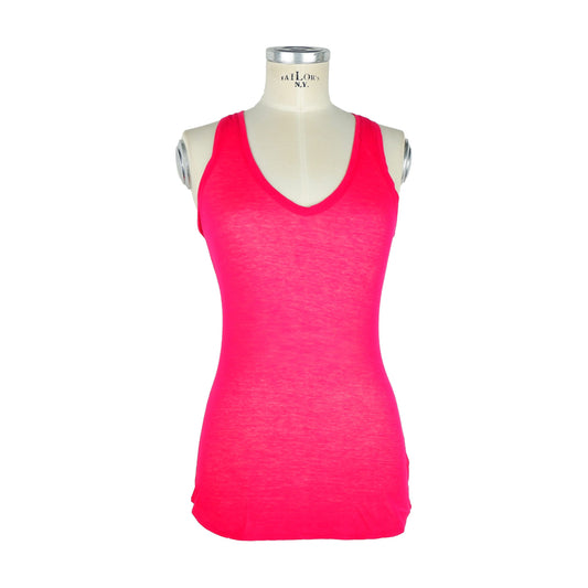 Fuchsia Cotton Tank Top - Luxury & Comfort