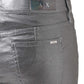 Elegant Silver Denim 5-Pocket Style