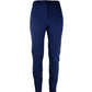 Chic Dark Blue Elasticized Trousers