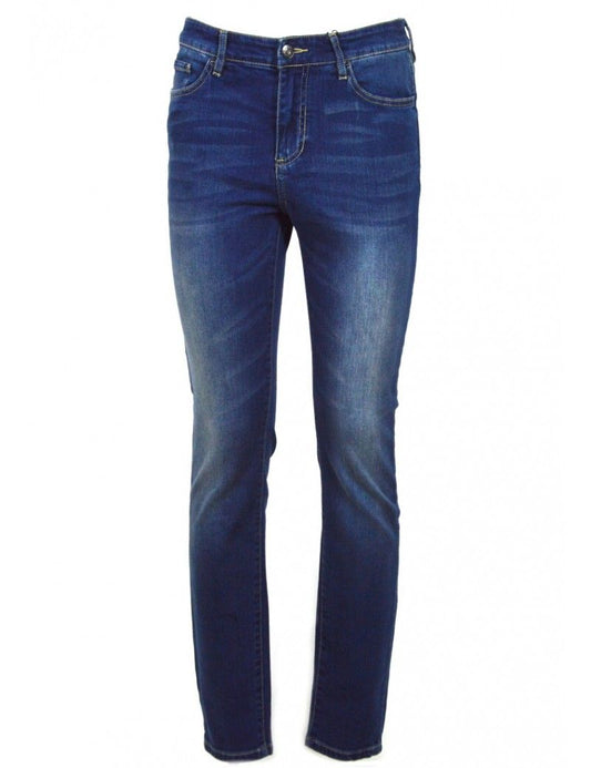 Sleek Super Skinny Blue Denim