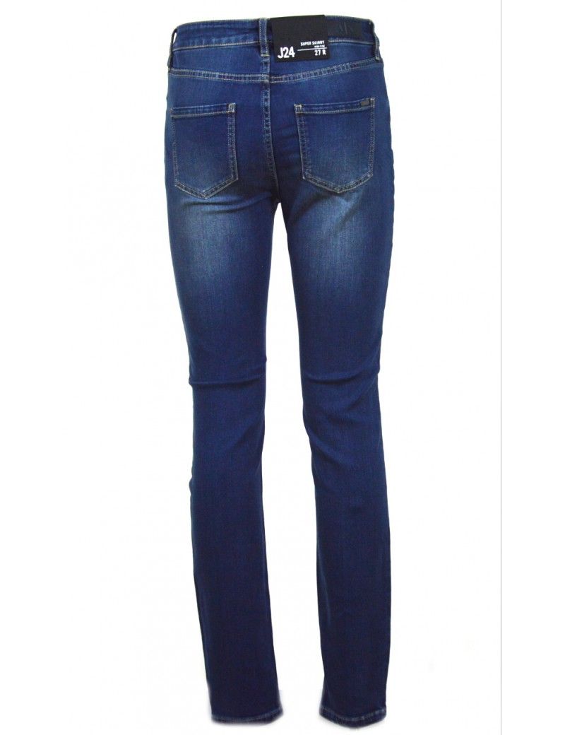 Sleek Super Skinny Blue Denim