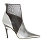 Silver Sioux Pointed Ankle Boot with Mesh Detail