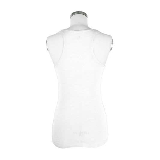 Elegant White Cotton Tank Top for Women