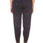 Metallic Jacquard Blue Chic Trousers