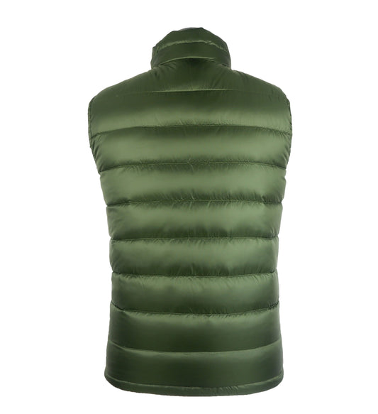 Elegant Dark Green Goose Down Vest