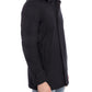 Elegant Black Down Jacket with Removable Hood