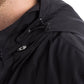 Elegant Black Down Jacket with Removable Hood