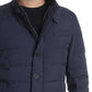 Elegant Blue Goose Down Jacket