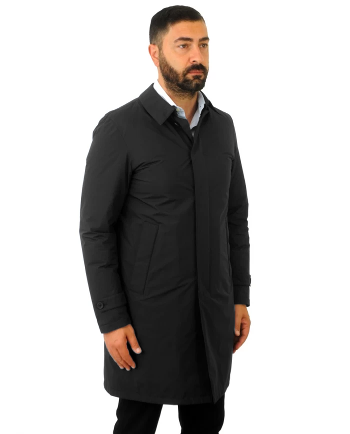 Elegant Men's Waterproof Down Raincoat