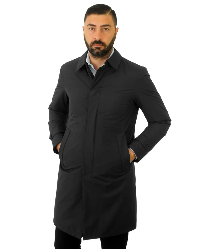 Elegant Men's Waterproof Down Raincoat