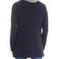 Chic Blue Resort Coat with Detachable Hood