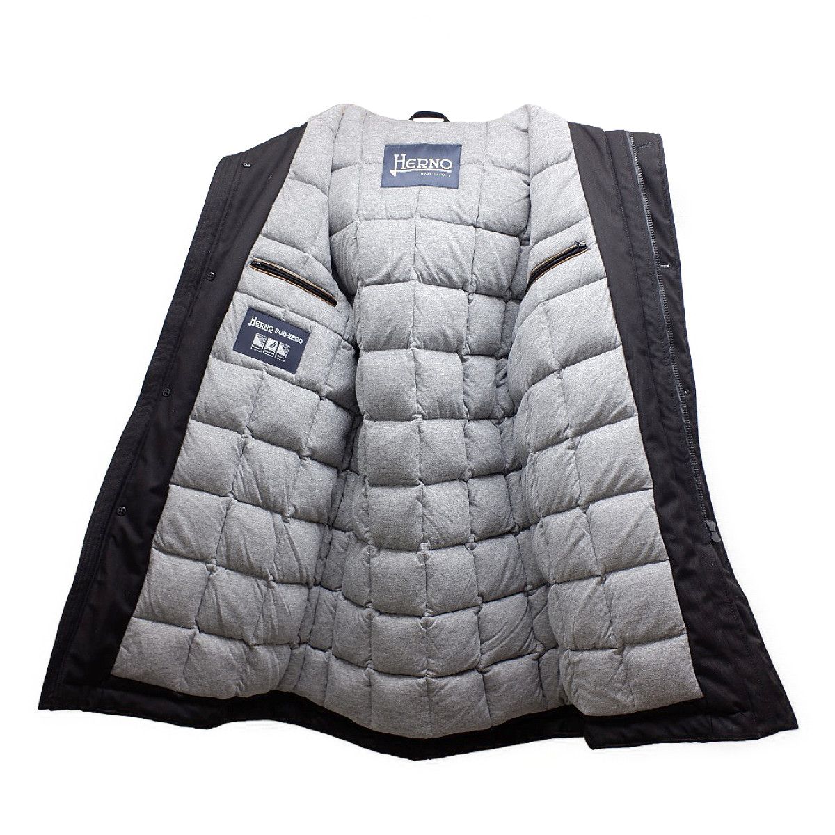 Elegant Hooded Men's Down Jacket in Blue