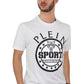 Embossed Logo Cotton Blend Men's Tee