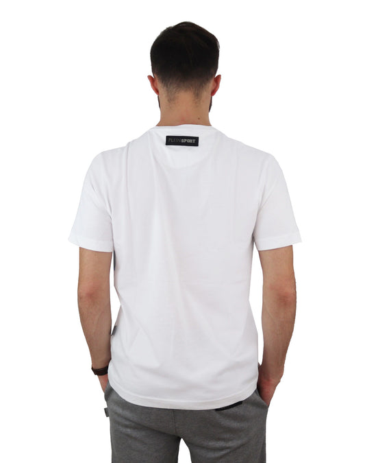 Embossed Logo Cotton Blend Men's Tee