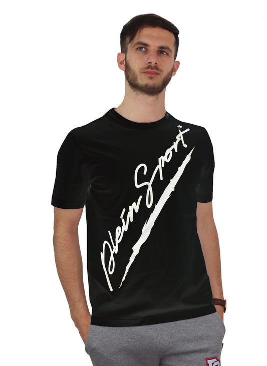 Embossed Cotton Blend Men's Tee