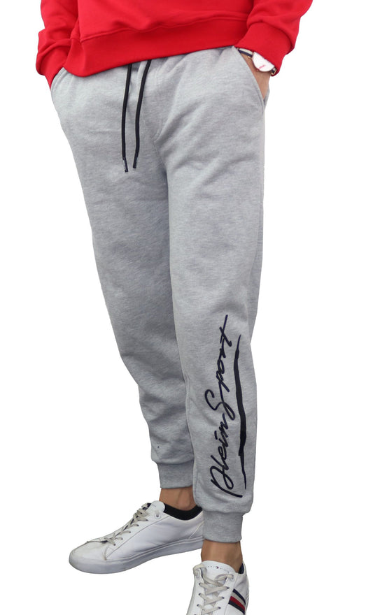 Embossed Rubber Print Men's Track Pants