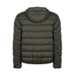 Chic Green Padded Bomber Jacket