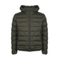 Chic Green Padded Bomber Jacket