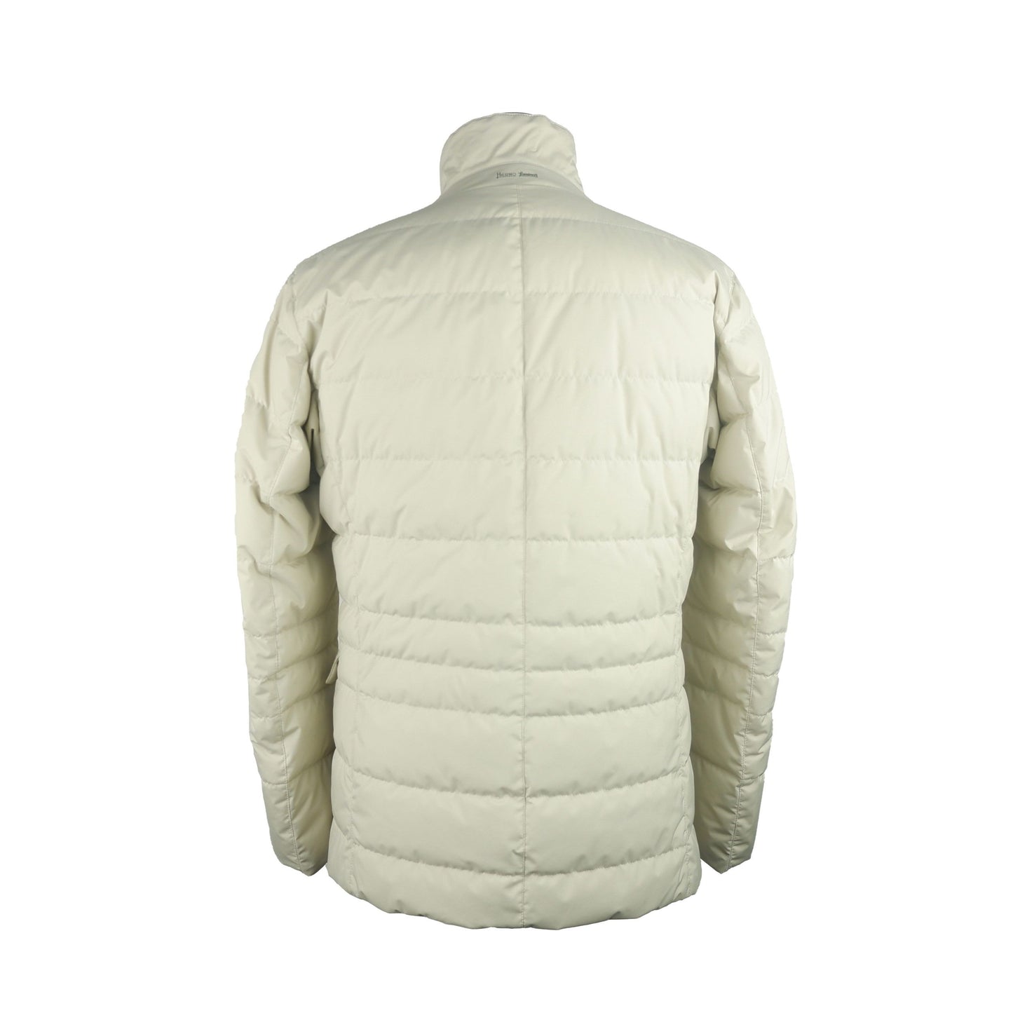 Elegant White Technical Down Jacket