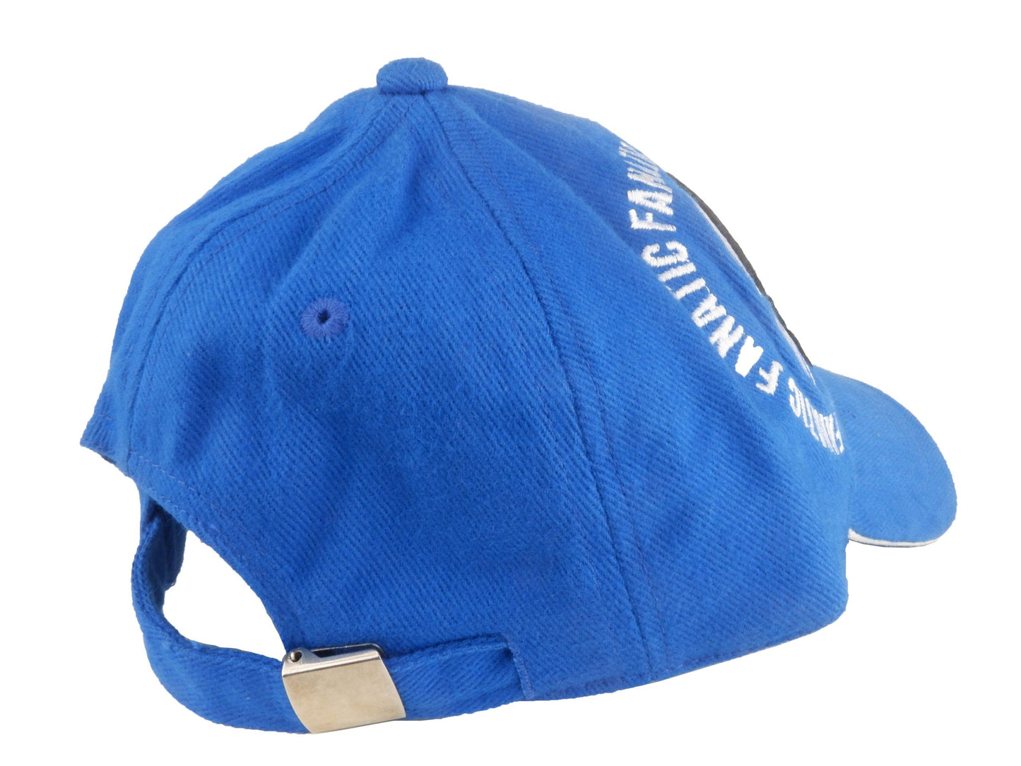 Elegant Blue Embroidered Logo Cap