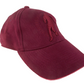 Red Cotton Adjustable Logo Cap
