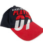 Vibrant Two-Tone Designer Hat with Embroidered Logo