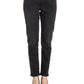 Black Cotton Karen Jeans with Pony Skin Patch