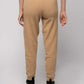 Chic Brown Wool-Blend Jogging Pants
