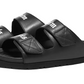Elegant Black Leather Sandals
