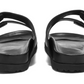 Elegant Black Leather Sandals