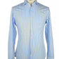 Elegant Striped Milano Cotton Shirt