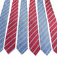Chic Regimental Silk Tie Set – Exclusive Italian Craft
