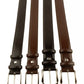 Elegant Milano Leather Belt Quartet
