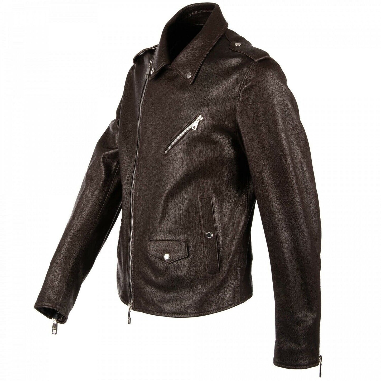 Exquisite Lamb Leather Biker Jacket