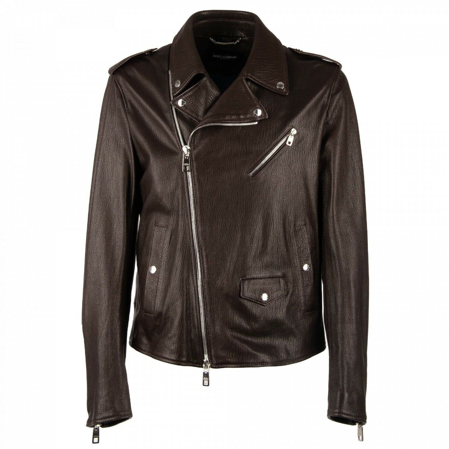 Exquisite Lamb Leather Biker Jacket