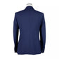 Elegant Blue Wool Blend Men's Suit