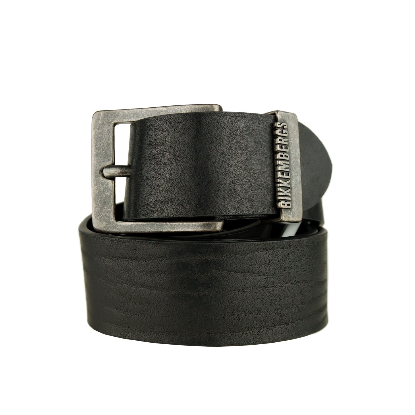 Sleek Black Calfskin Men's Belt