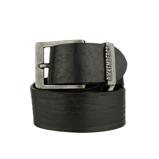 Sleek Black Calfskin Men's Belt